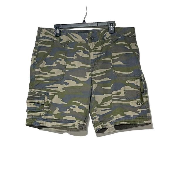 Cabela’s Men’s Cameo Cargo Shorts Size 18/18 - Picture 1 of 13